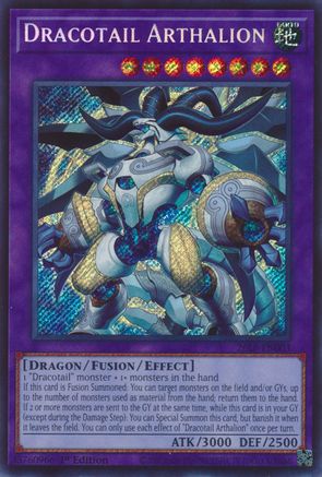 Dracotail Arthalion (Secret Rare) [26LP-EN003] Secret Rare