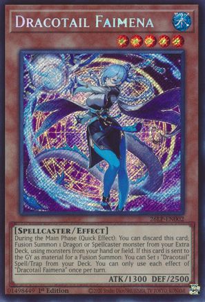 Dracotail Faimena (Secret Rare) [26LP-EN002] Secret Rare