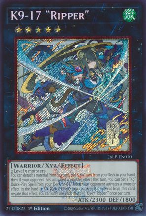 K9-17 Ripper (Alternate Art) [26LP-EN010] Secret Rare
