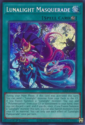 Lunalight Masquerade (Secret Rare) [26LP-EN013] Secret Rare