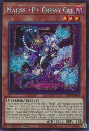 Maliss P Chessy Cat (Secret Rare) [26LP-EN018] Secret Rare