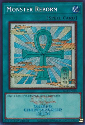 Monster Reborn (Secret Rare) [26LP-EN001] Secret Rare