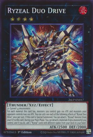 Ryzeal Duo Drive (Secret Rare) [26LP-EN017] Secret Rare