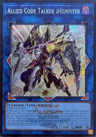 Allied Code Talker @Ignister (Emblazoned Secret Rare) [26LP-EN019] Secret Rare