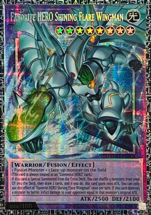 Favorite HERO Shining Flare Wingman (GMR) [MAMO-EN004] Grand Master Rare