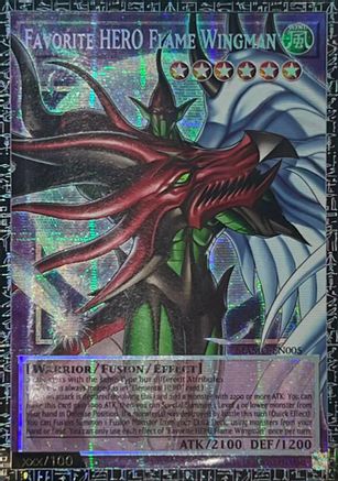 Favorite HERO Flame Wingman (GMR) [MAMO-EN005] Grand Master Rare