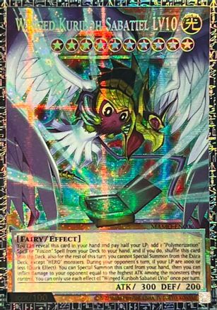 Winged Kuriboh Sabatiel LV10 (GMR) [MAMO-EN006] Grand Master Rare