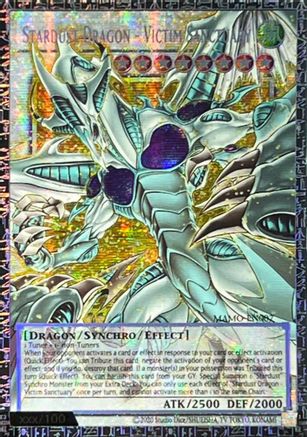 Stardust Dragon - Victim Sanctuary (GMR) [MAMO-EN007] Grand Master Rare