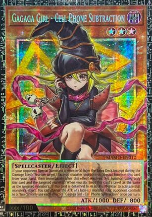 Gagaga Girl - Cell Phone Subtraction (GMR) [MAMO-EN012] Grand Master Rare