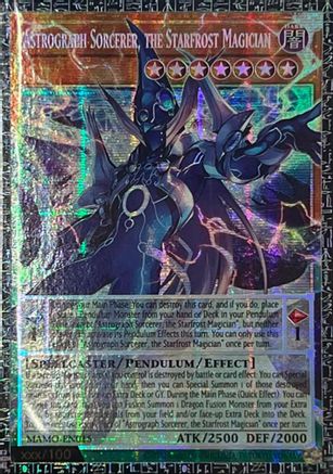 Astrograph Sorcerer, the Starfrost Magician (GMR) [MAMO-EN015] Grand Master Rare