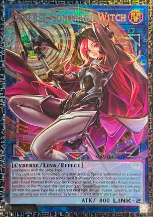 Cyberse Contract Witch (GMR) [MAMO-EN018] Grand Master Rare