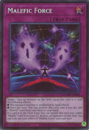 Malefic Force (Secret Rare) [MAMO-EN024] Secret Rare