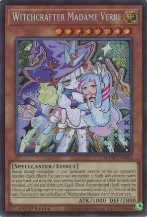 Witchcrafter Madame Verre (Secret Rare) [MAMO-EN031] Secret Rare
