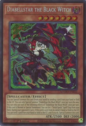 Diabellstar the Black Witch (Secret Rare) [MAMO-EN032] Secret Rare