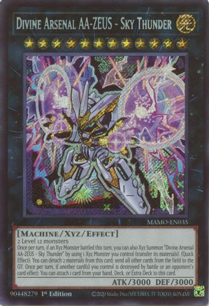 Divine Arsenal AA-ZEUS - Sky Thunder (Secret Rare) [MAMO-EN035] Secret Rare