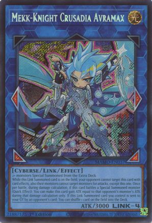 Mekk-Knight Crusadia Avramax (Secret Rare) [MAMO-EN037] Secret Rare