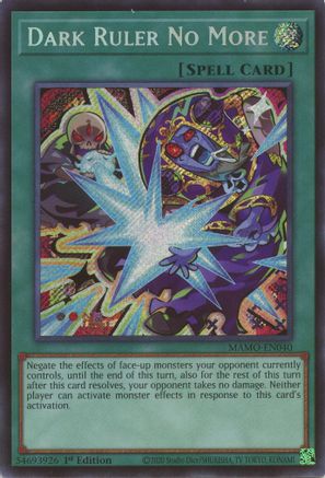 Dark Ruler No More (Secret Rare) [MAMO-EN040] Secret Rare
