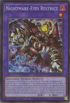 Nightmare-Eyes Restrict [MAMO-EN122] Secret Rare