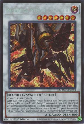 Infernal Strike Fighter [MAMO-EN123] Secret Rare