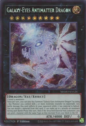 Galaxy-Eyes Antimatter Dragon [MAMO-EN124] Secret Rare