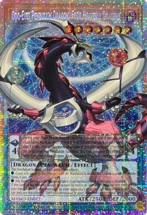 Odd-Eyes Pendulum Dragon, Four Heavenly Dragons (Starlight Rare) (Extended Art) [MAMO-EN013] Starlight Rare