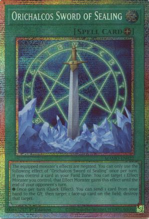 Orichalcos Sword of Sealing (Starlight Rare) [MAMO-EN022] Starlight Rare