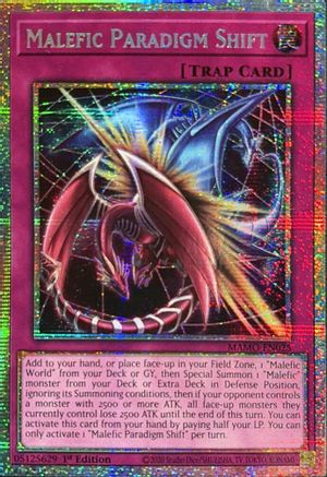 Malefic Paradigm Shift (Starlight Rare) [MAMO-EN025] Starlight Rare