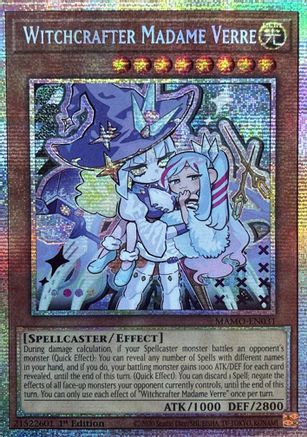 Witchcrafter Madame Verre (Starlight Rare) [MAMO-EN031] Starlight Rare