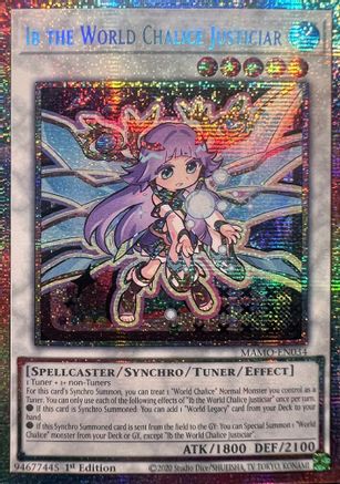 Ib the World Chalice Justiciar (Starlight Rare) [MAMO-EN034] Starlight Rare