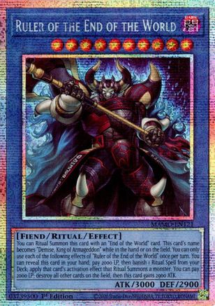 Ruler of the End of the World (Starlight Rare) [MAMO-EN121] Starlight Rare