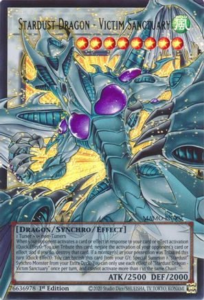 Stardust Dragon - Victim Sanctuary (Extended Art) [MAMO-EN007] Ultra Rare