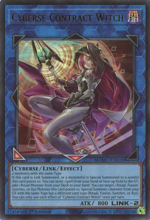 Cyberse Contract Witch [MAMO-EN018] Ultra Rare