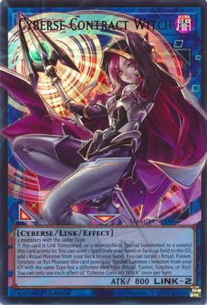 Cyberse Contract Witch (Extended Art) [MAMO-EN018] Ultra Rare