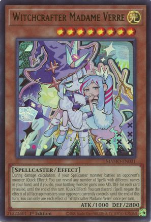 Witchcrafter Madame Verre [MAMO-EN031] Ultra Rare