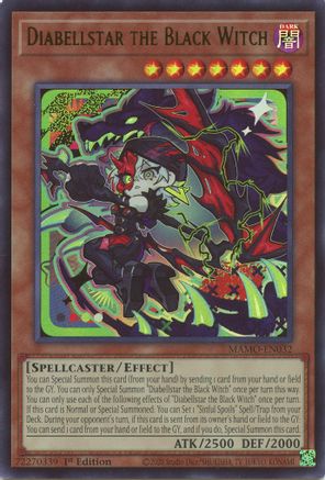 Diabellstar the Black Witch [MAMO-EN032] Ultra Rare