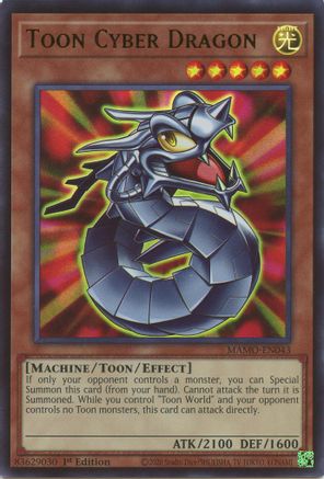 Toon Cyber Dragon [MAMO-EN043] Ultra Rare