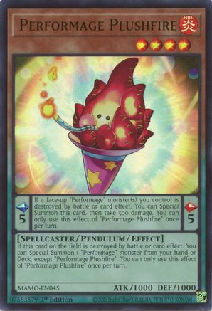 Performage Plushfire [MAMO-EN045] Ultra Rare