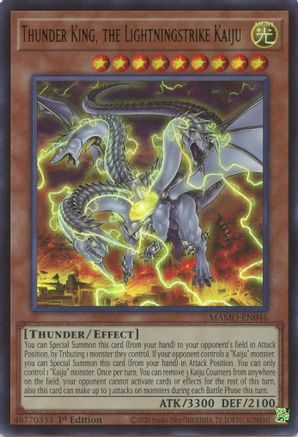 Thunder King, the Lightningstrike Kaiju [MAMO-EN046] Ultra Rare