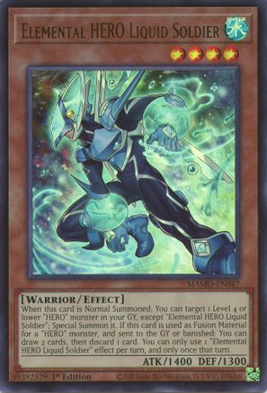 Elemental HERO Liquid Soldier [MAMO-EN047] Ultra Rare