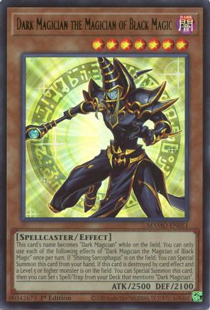 Dark Magician the Magician of Black Magic [MAMO-EN051] Ultra Rare