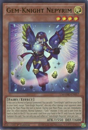 Gem-Knight Nepyrim [MAMO-EN057] Ultra Rare