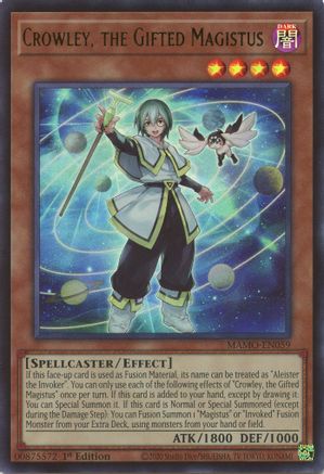 Crowley, the Gifted Magistus [MAMO-EN059] Ultra Rare