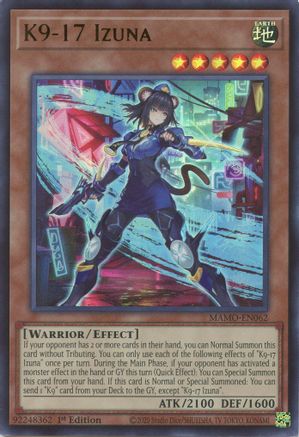 K9-17 Izuna [MAMO-EN062] Ultra Rare