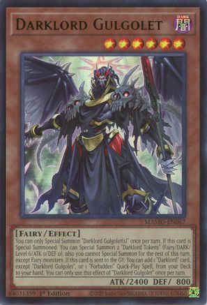 Darklord Gulgolet [MAMO-EN067] Ultra Rare