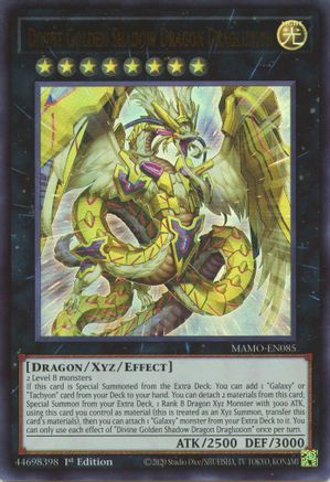 Divine Golden Shadow Dragon Dragluxion [MAMO-EN085] Ultra Rare