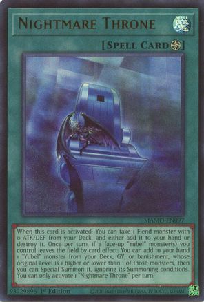 Nightmare Throne [MAMO-EN097] Ultra Rare