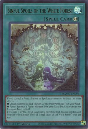 Sinful Spoils of the White Forest [MAMO-EN099] Ultra Rare