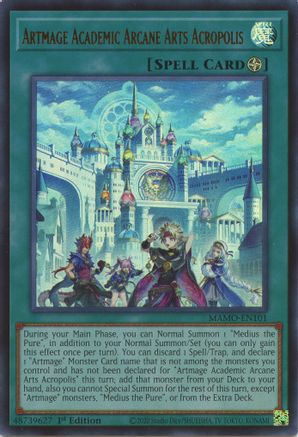 Artmage Academic Arcane Arts Acropolis [MAMO-EN101] Ultra Rare