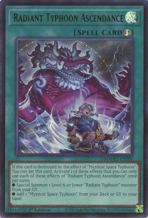 Radiant Typhoon Ascendance [MAMO-EN107] Ultra Rare