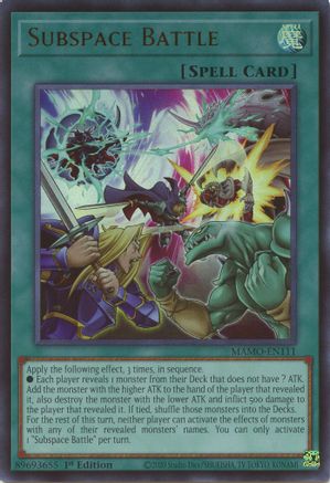 Subspace Battle [MAMO-EN111] Ultra Rare